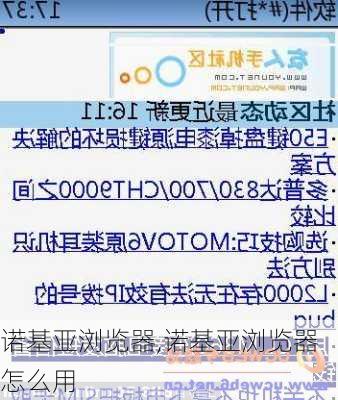 诺基亚浏览器,诺基亚浏览器怎么用-第2张图片-数码知识科普网